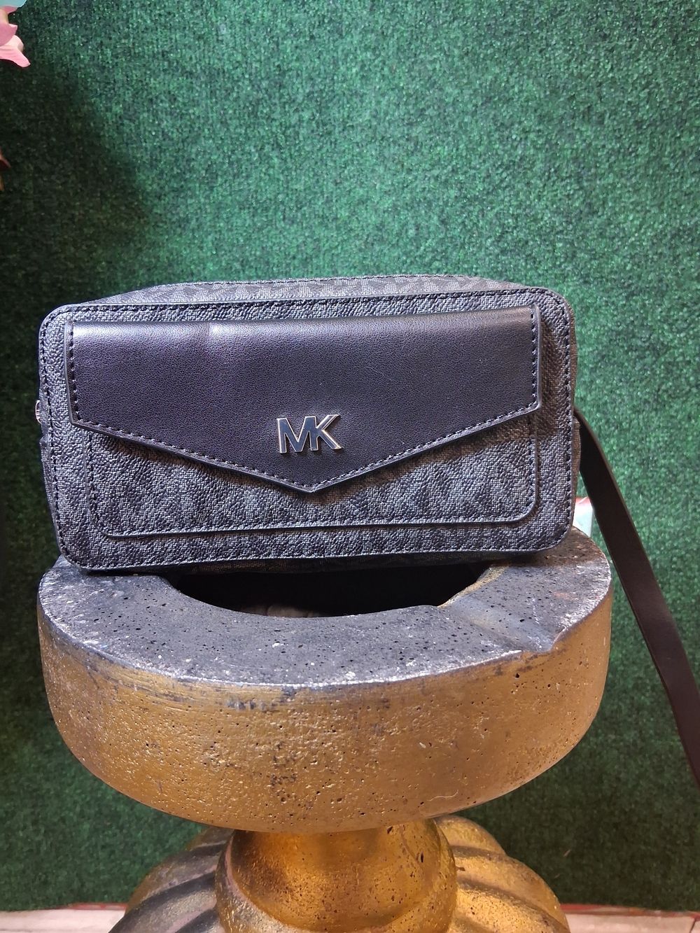 Michael Kors Black Signature MK Belt Bag
